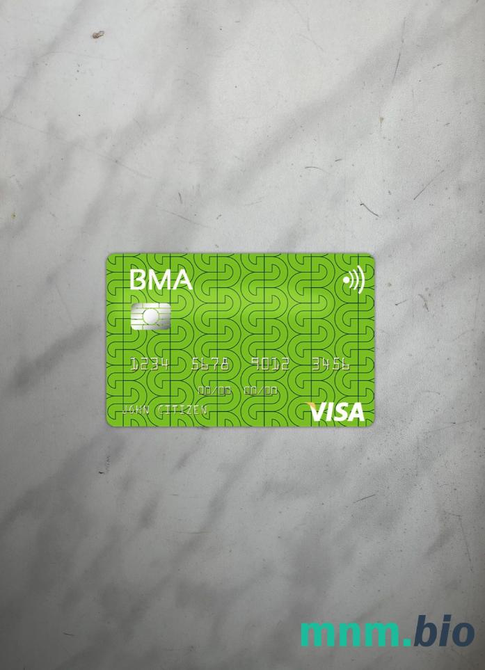 Afghanistan bank Millie Afghan wygląd zdjęcia karty wizowej skan PSD + zdjęcie